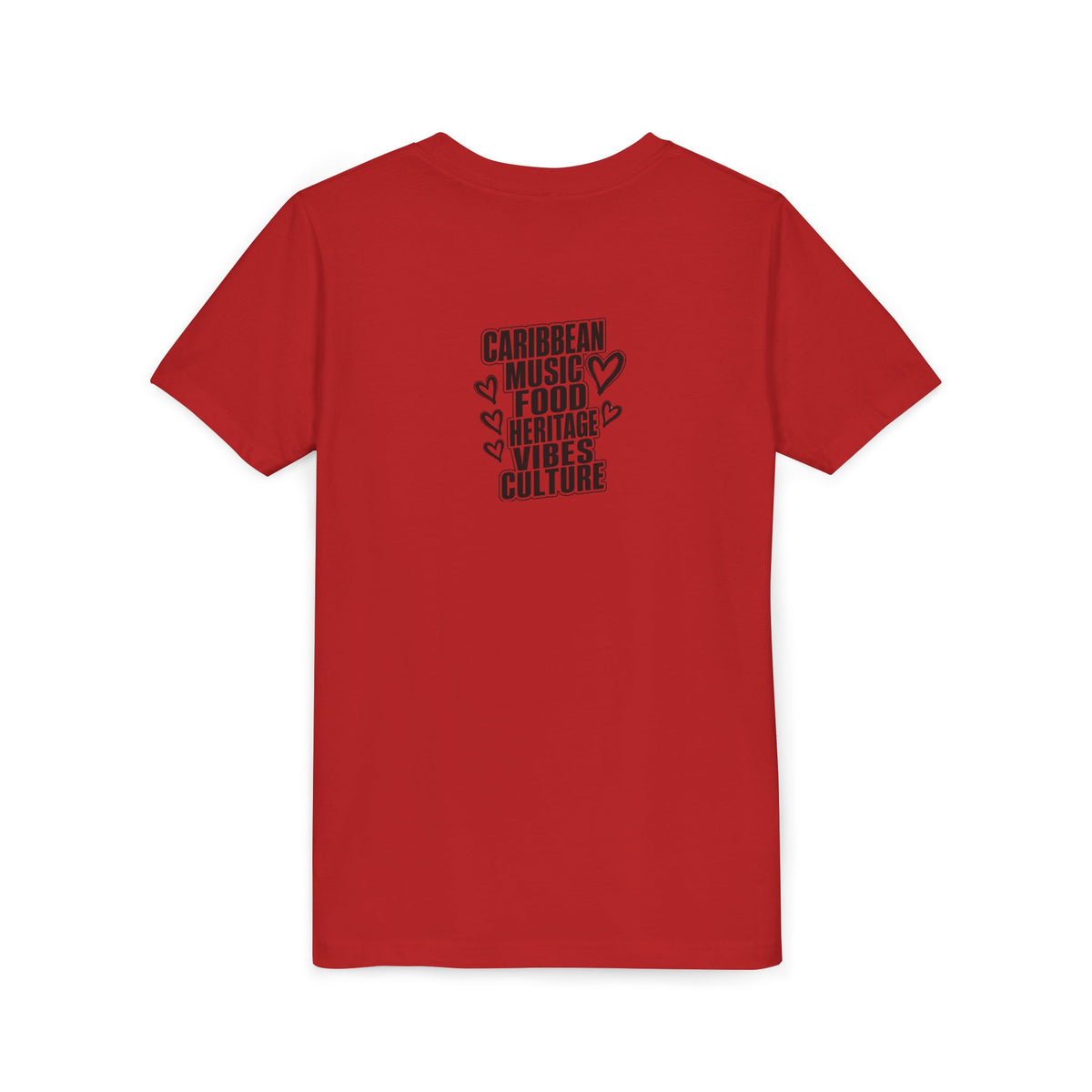Youth Tee - "I Caribbean Culture" Graphic Shirt (Caribbean Music, Food, Vibes)