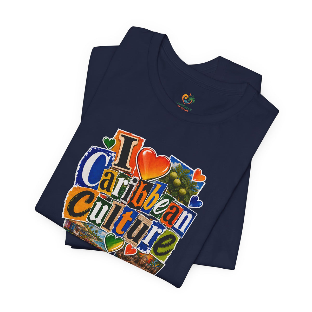 I Heart Caribbean Culture T‑Shirt – Caribbean Music, Food & Vibes Tee