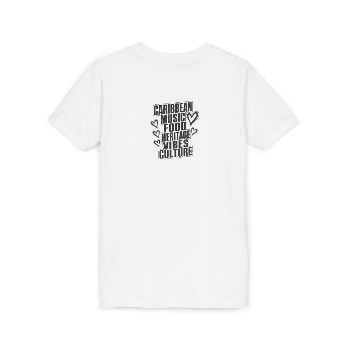 Youth Tee - "I  Caribbean Culture" Graphic Shirt (Caribbean Music, Food, Vibes)