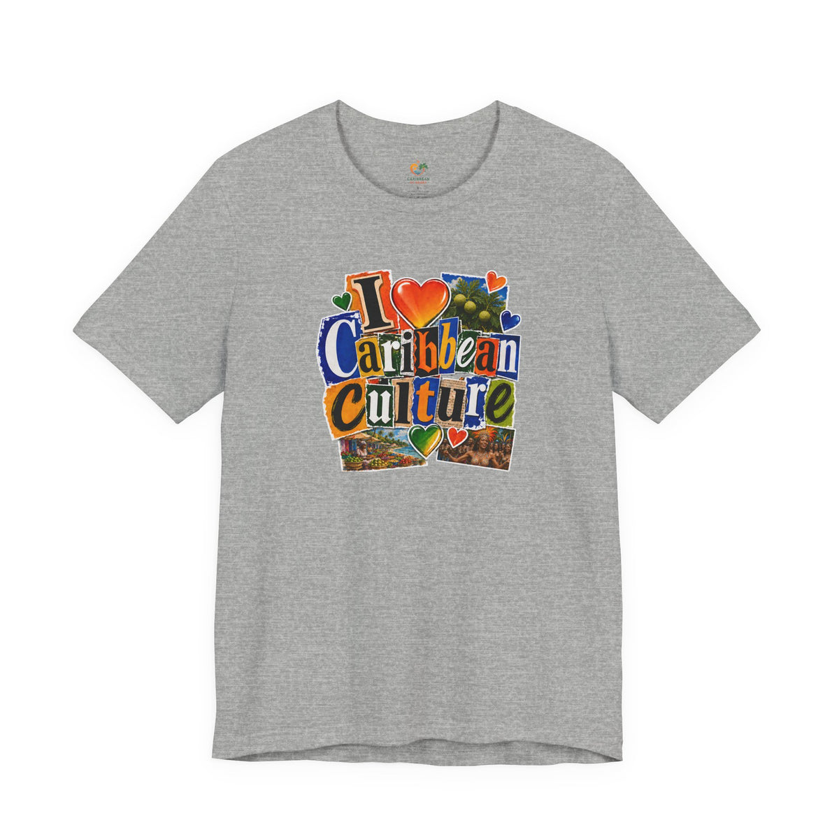 I Heart Caribbean Culture T‑Shirt – Caribbean Music, Food & Vibes Tee