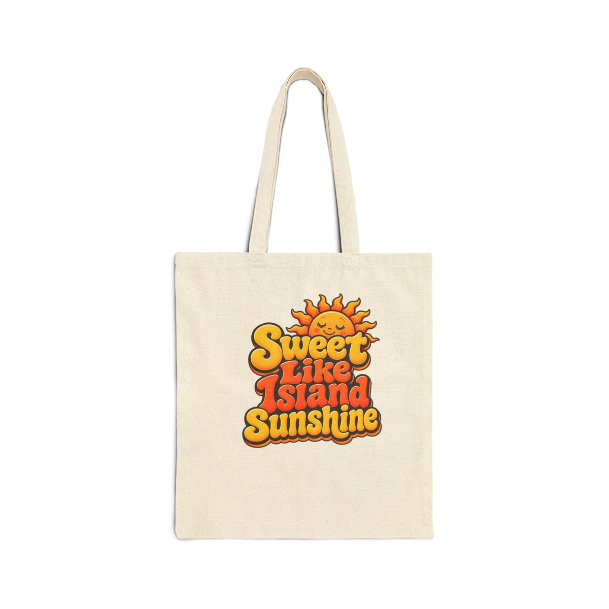 Sweet Like Island Sunshine Cotton Tote