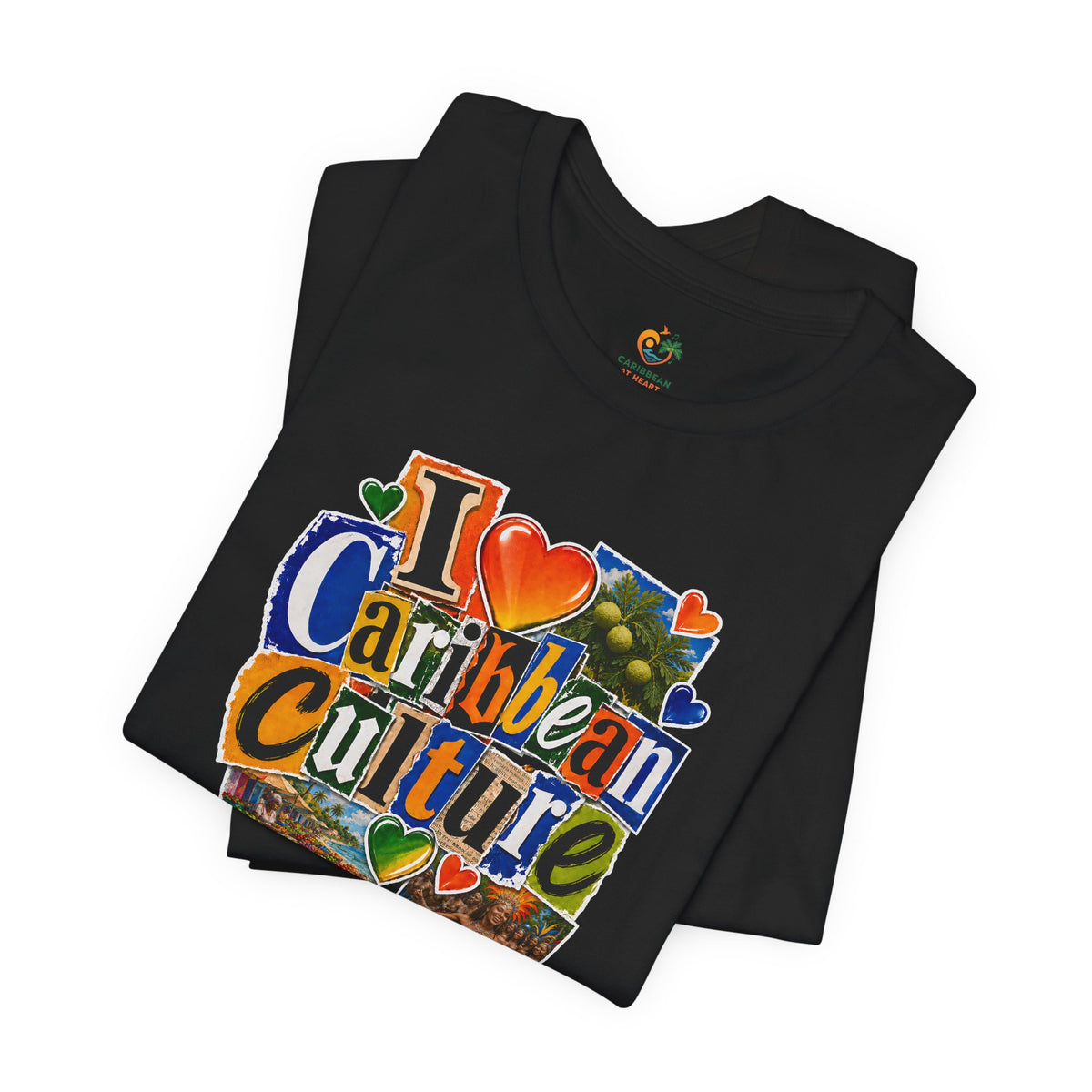 I Heart Caribbean Culture T‑Shirt – Caribbean Music, Food & Vibes Tee