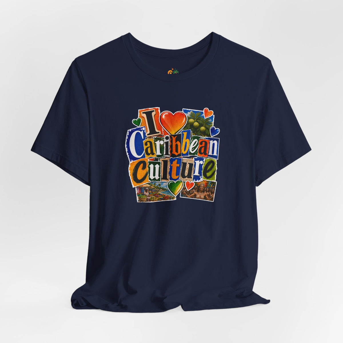 I Heart Caribbean Culture T‑Shirt – Caribbean Music, Food & Vibes Tee