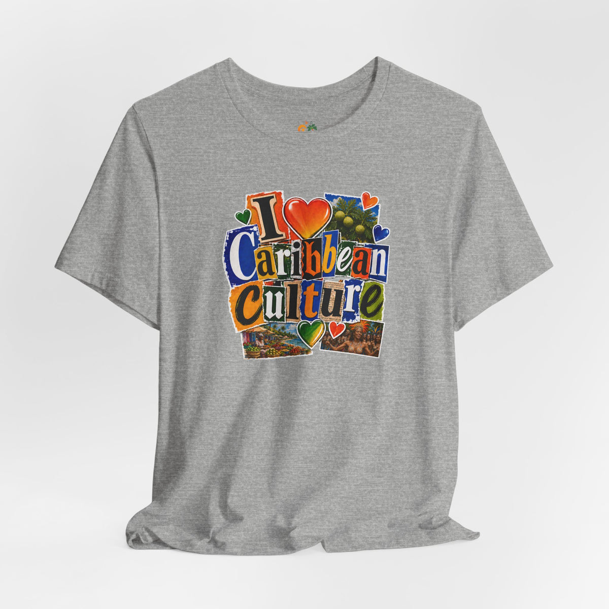 I Heart Caribbean Culture T‑Shirt – Caribbean Music, Food & Vibes Tee