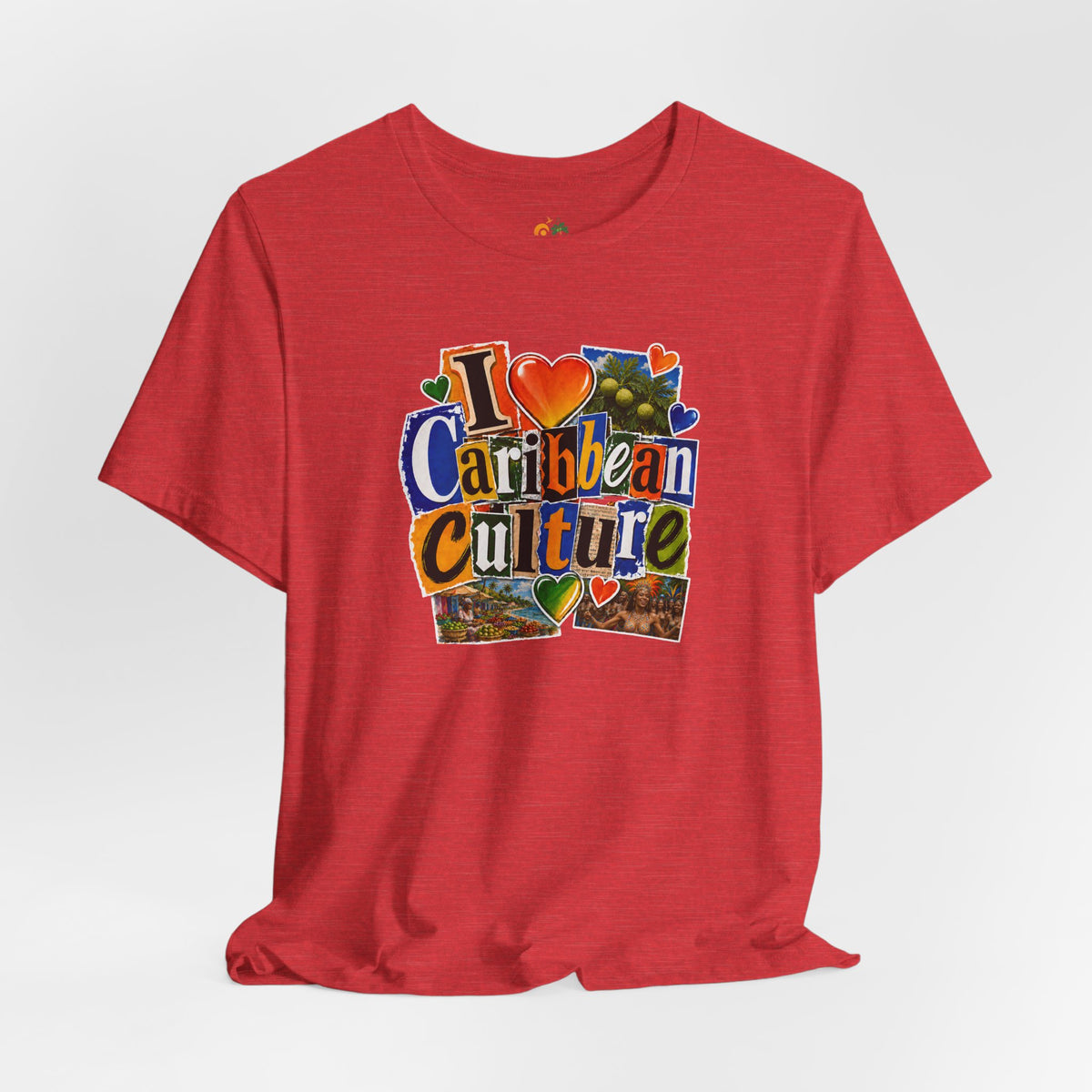 I Heart Caribbean Culture T‑Shirt – Caribbean Music, Food & Vibes Tee