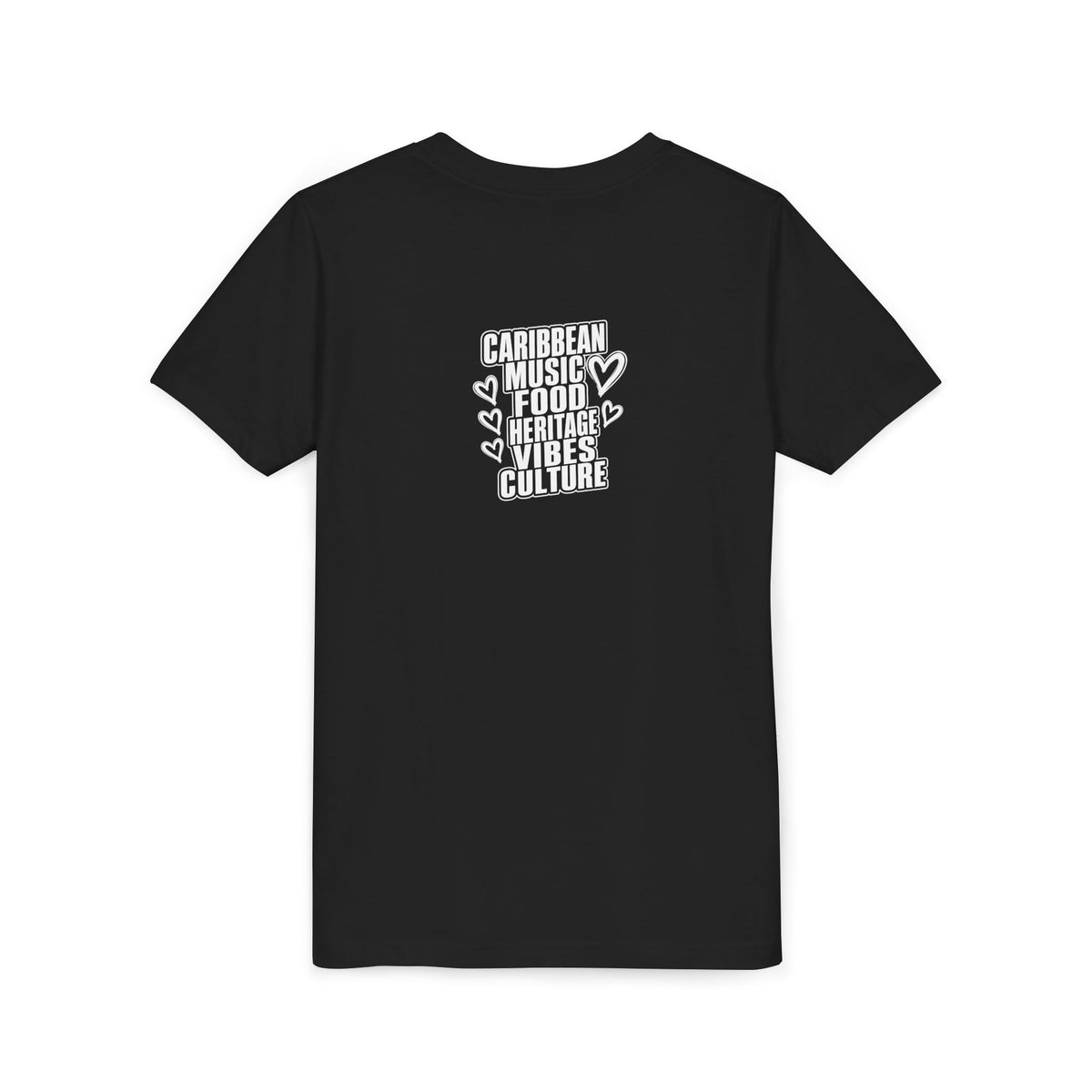 Youth Tee - "I  Caribbean Culture" Graphic Shirt (Caribbean Music, Food, Vibes)