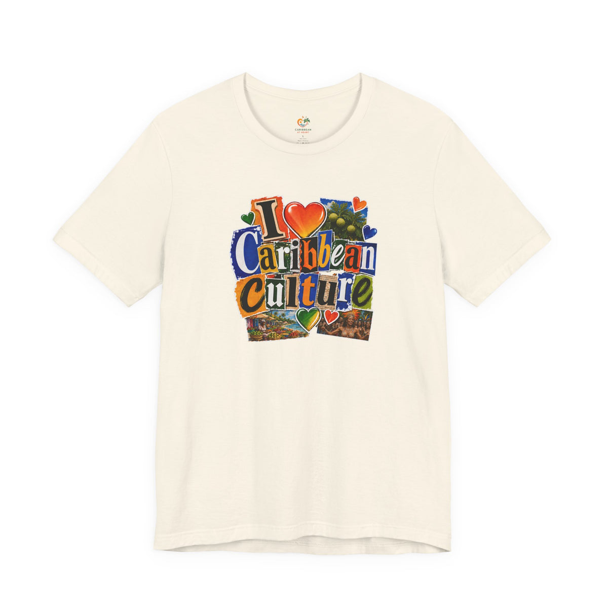 I Heart Caribbean Culture T‑Shirt – Caribbean Music, Food & Vibes Tee