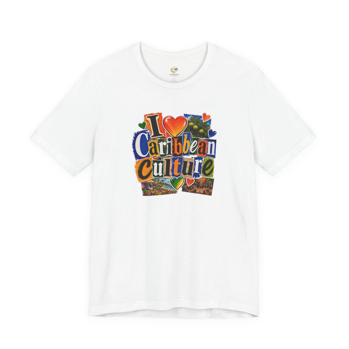 I Heart Caribbean Culture T‑Shirt – Caribbean Music, Food & Vibes Tee