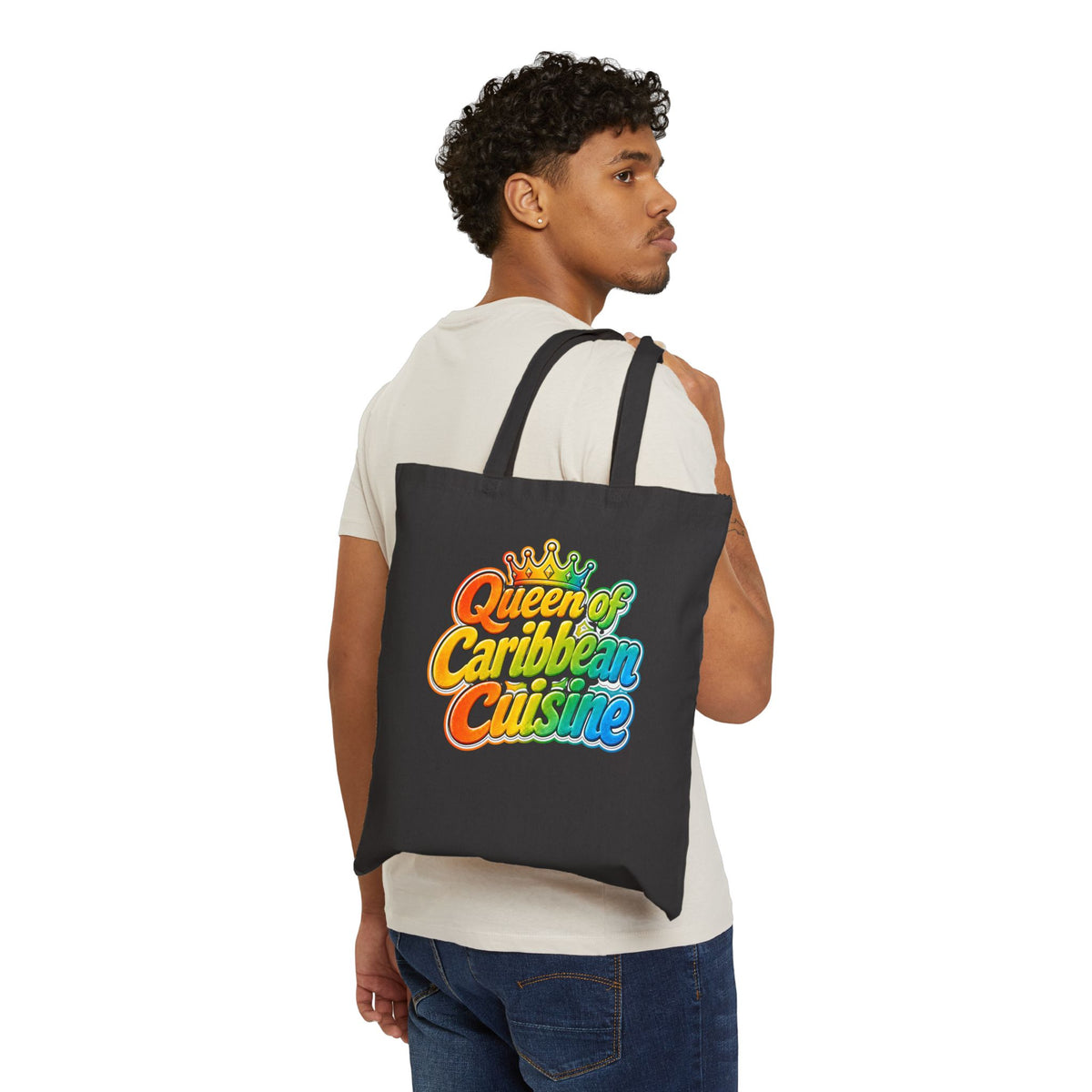 Queen of Caribbean Cuisine Cotton Tote