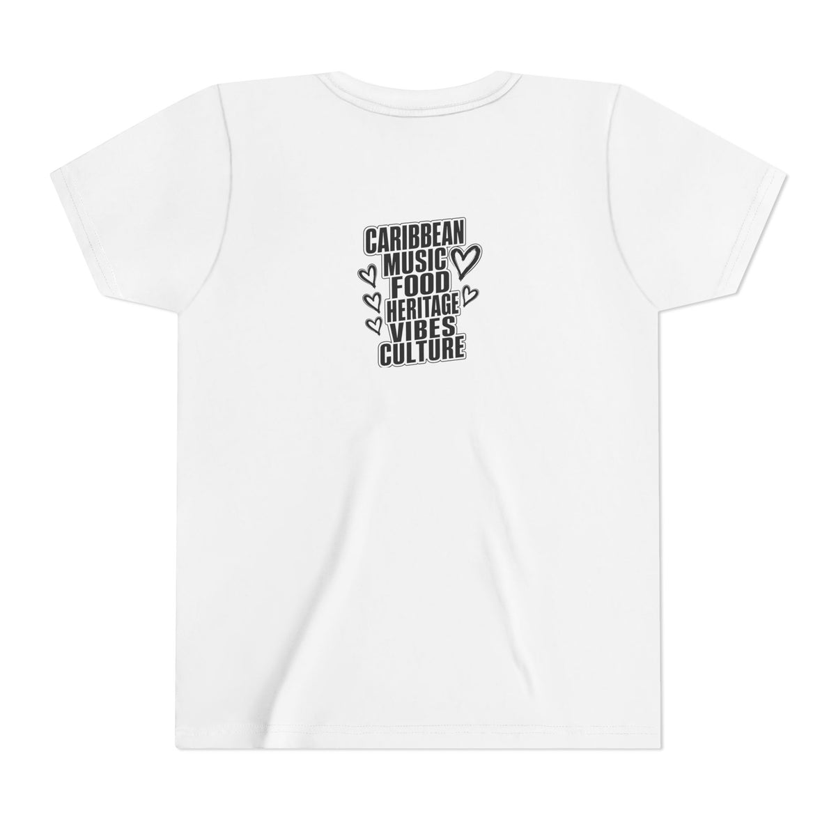 Youth Tee - "I  Caribbean Culture" Graphic Shirt (Caribbean Music, Food, Vibes)