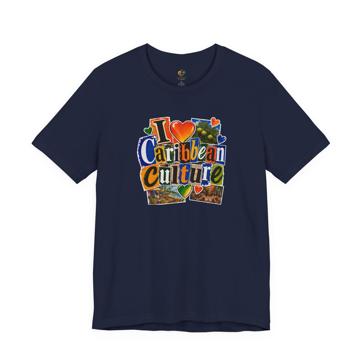 I Heart Caribbean Culture T‑Shirt – Caribbean Music, Food & Vibes Tee