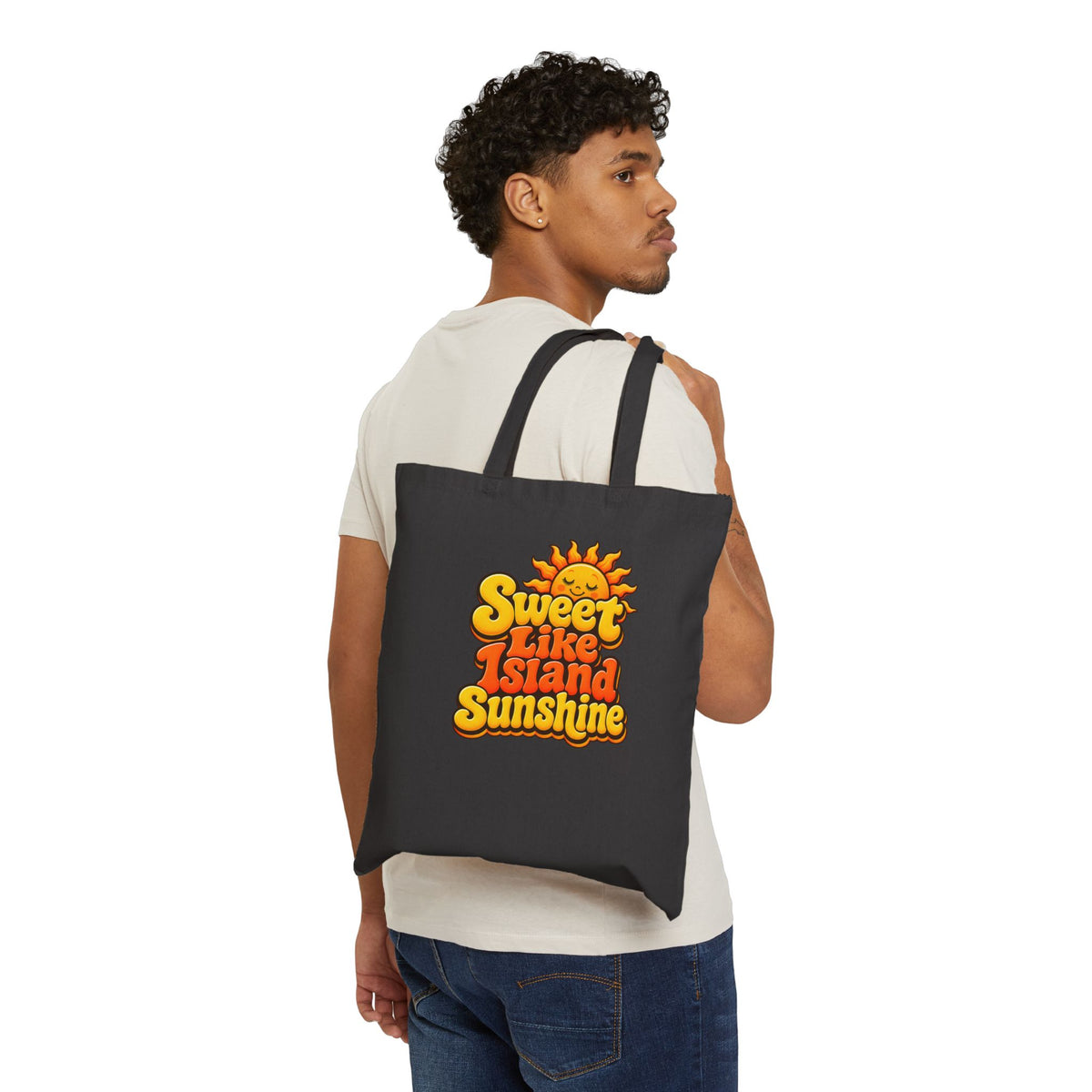 Sweet Like Island Sunshine Cotton Tote