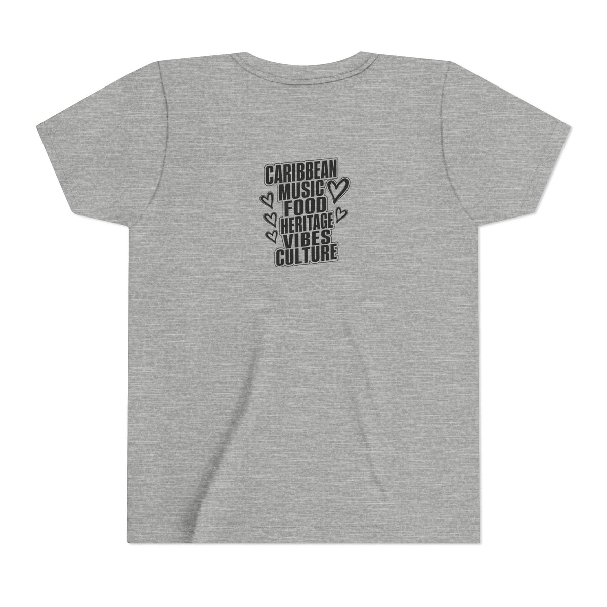 Youth Tee - "I  Caribbean Culture" Graphic Shirt (Caribbean Music, Food, Vibes)