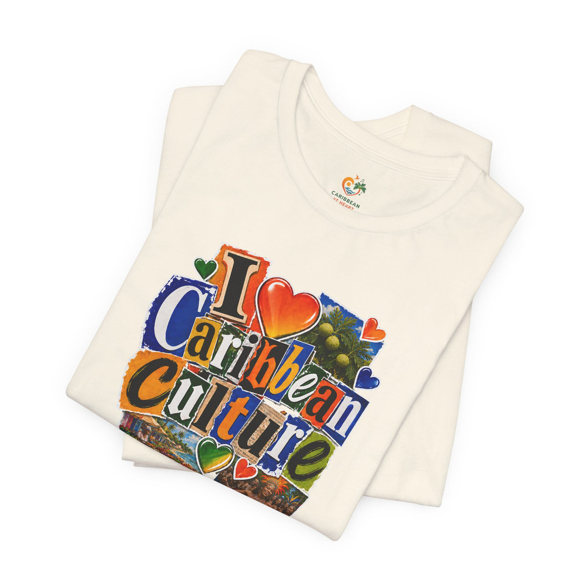 I Heart Caribbean Culture T‑Shirt – Caribbean Music, Food & Vibes Tee