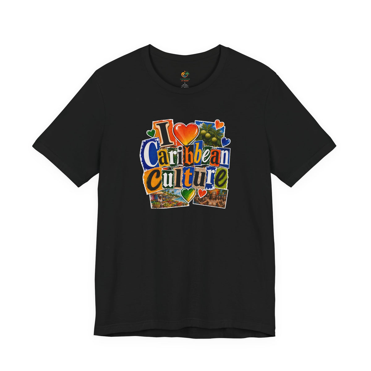 I Heart Caribbean Culture T‑Shirt – Caribbean Music, Food & Vibes Tee
