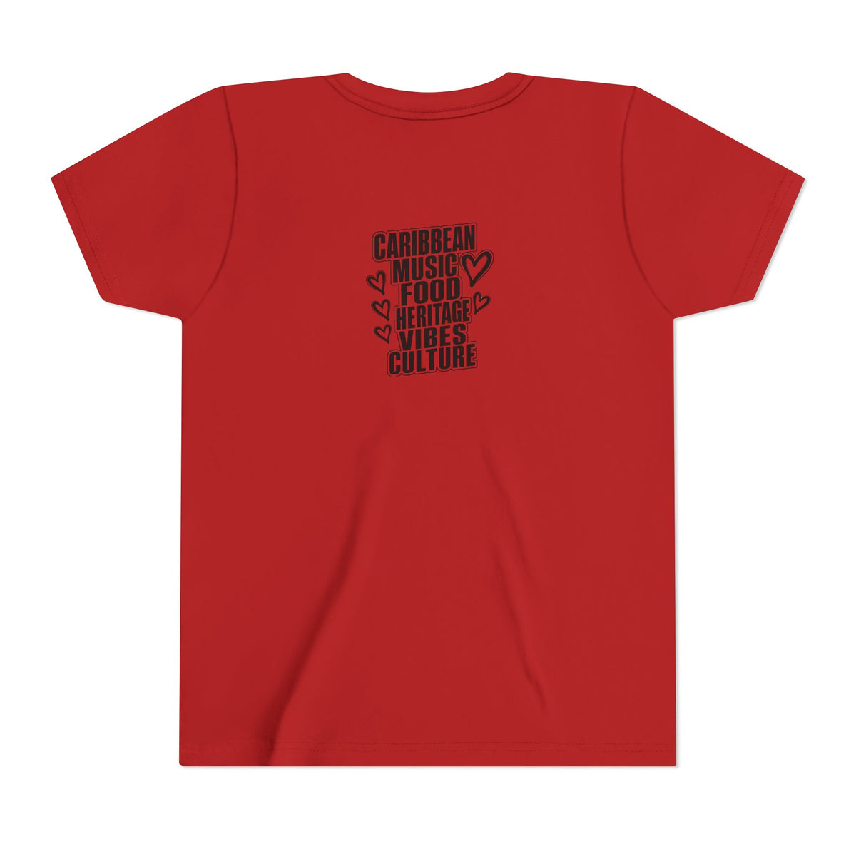 Youth Tee - "I  Caribbean Culture" Graphic Shirt (Caribbean Music, Food, Vibes)