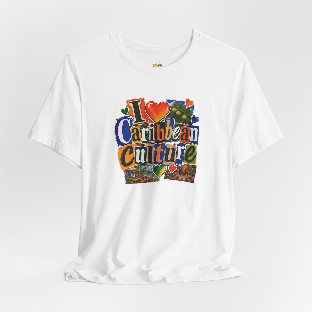 I Heart Caribbean Culture T‑Shirt – Caribbean Music, Food & Vibes Tee