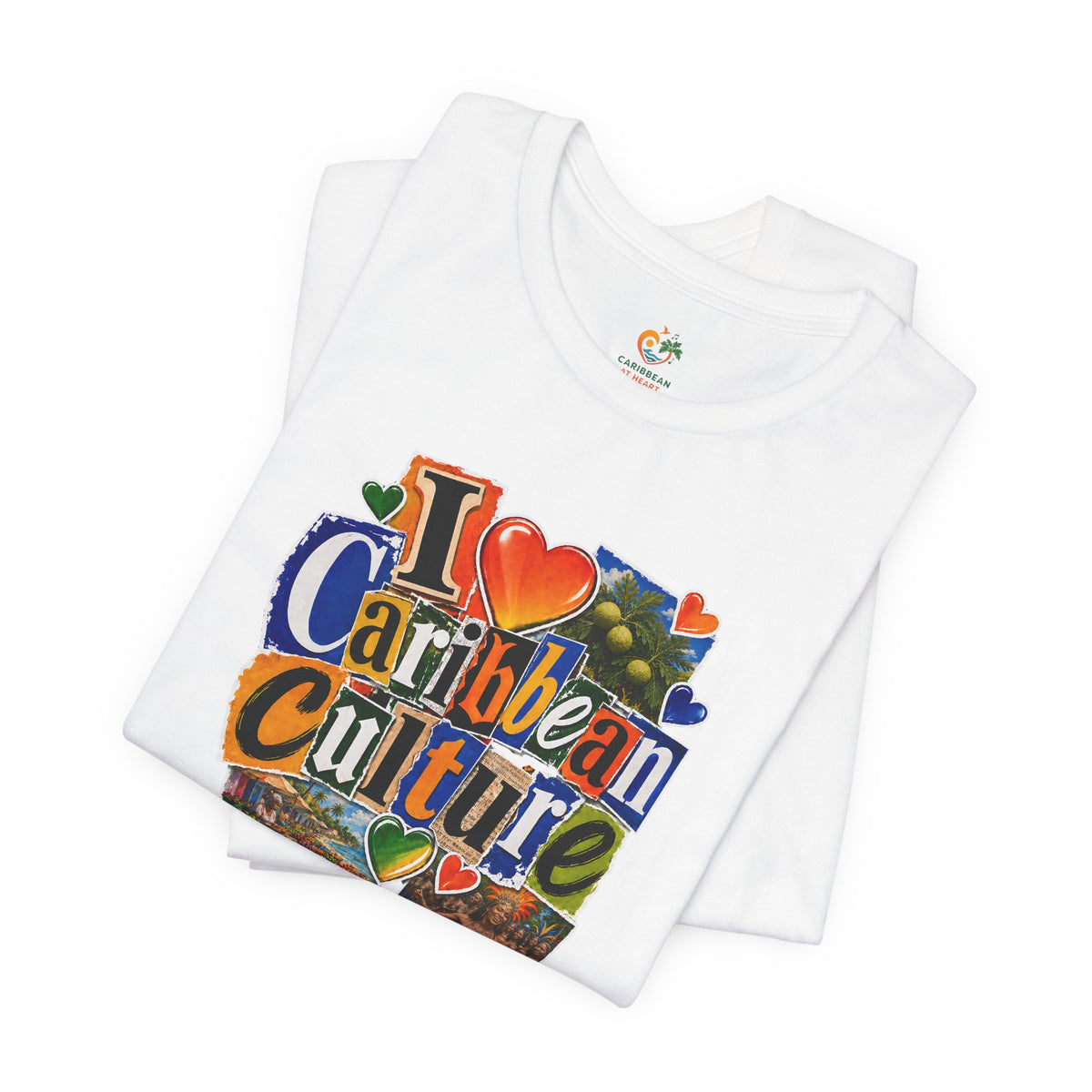 I Heart Caribbean Culture T‑Shirt – Caribbean Music, Food & Vibes Tee