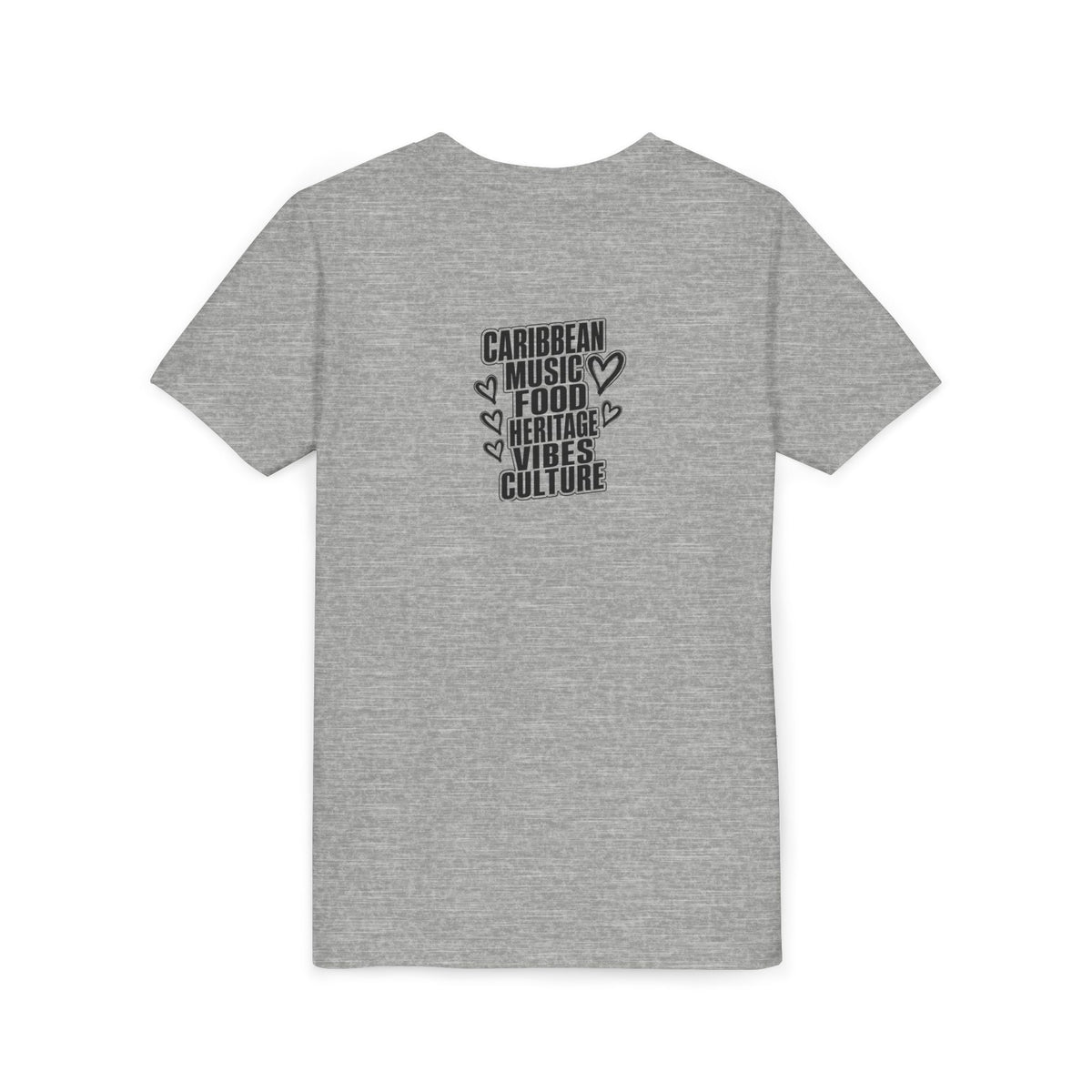 Youth Tee - "I  Caribbean Culture" Graphic Shirt (Caribbean Music, Food, Vibes)