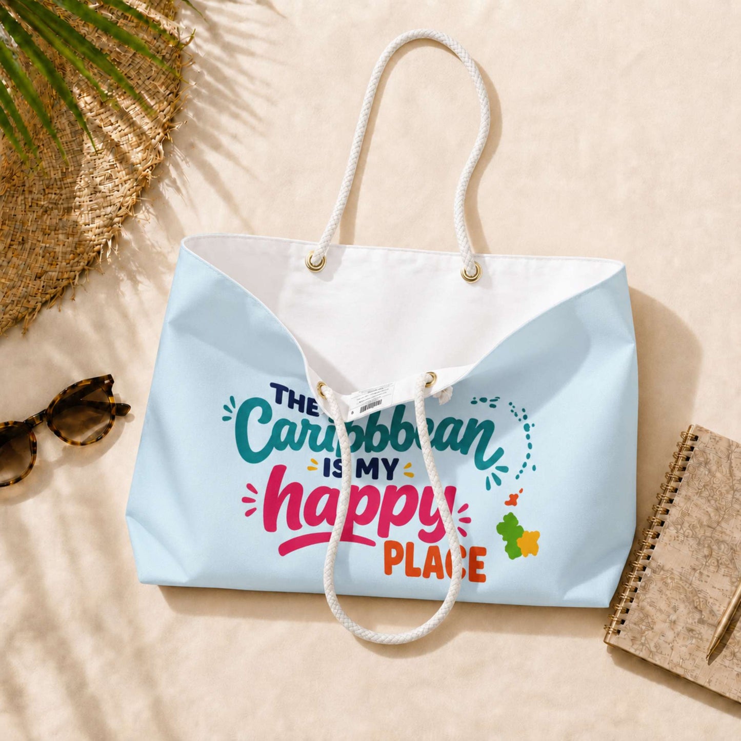 Caribbean Happy Place Weekender Bag